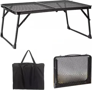 Folding Camping Table, Portable Ultralight Aluminum Camp Table, Small Outdoor Camping Tables,for Camp Kitchen, Beach, Picnic, Backyards