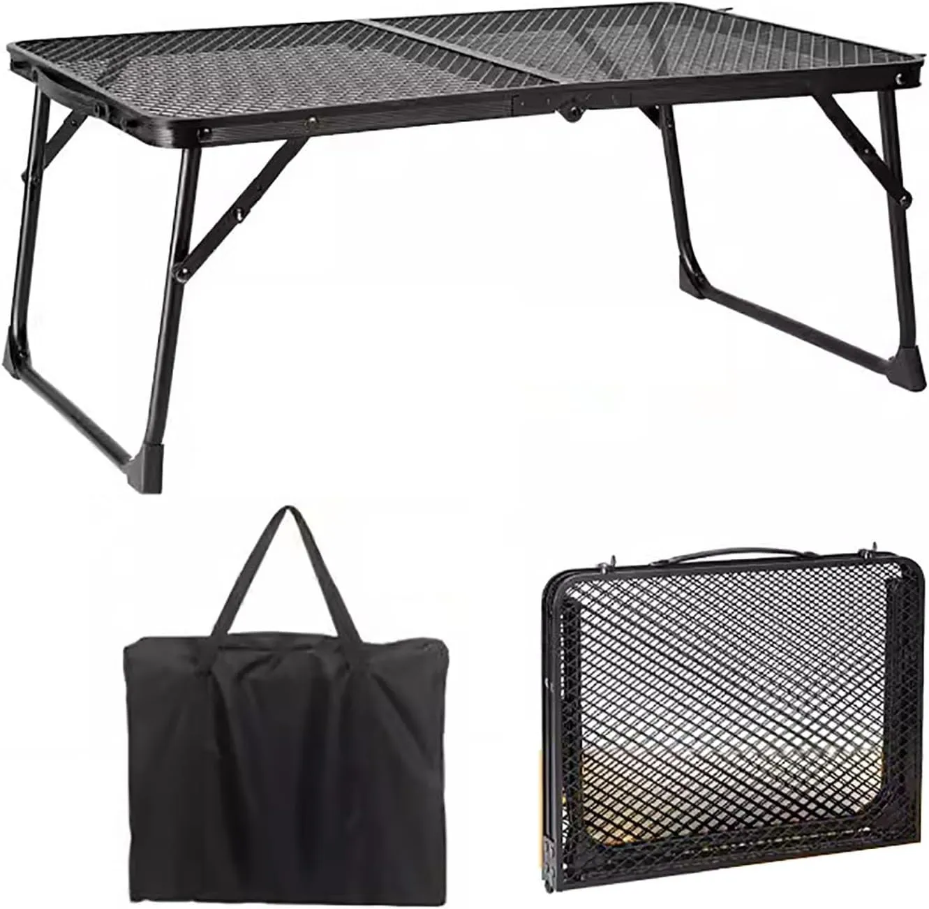 Folding Camping Table, Portable Ultralight Aluminum Camp Table, Small Outdoor Camping Tables,for Camp Kitchen, Beach, Picnic, Backyards