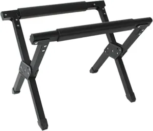 Folding Cooler Stand Frame with Carry Bag, Anti-Slip Rubber Padded Ice Box Bucket Support Rack Holder for Camping Hiking BBQ Cooking Picnic Outdoor