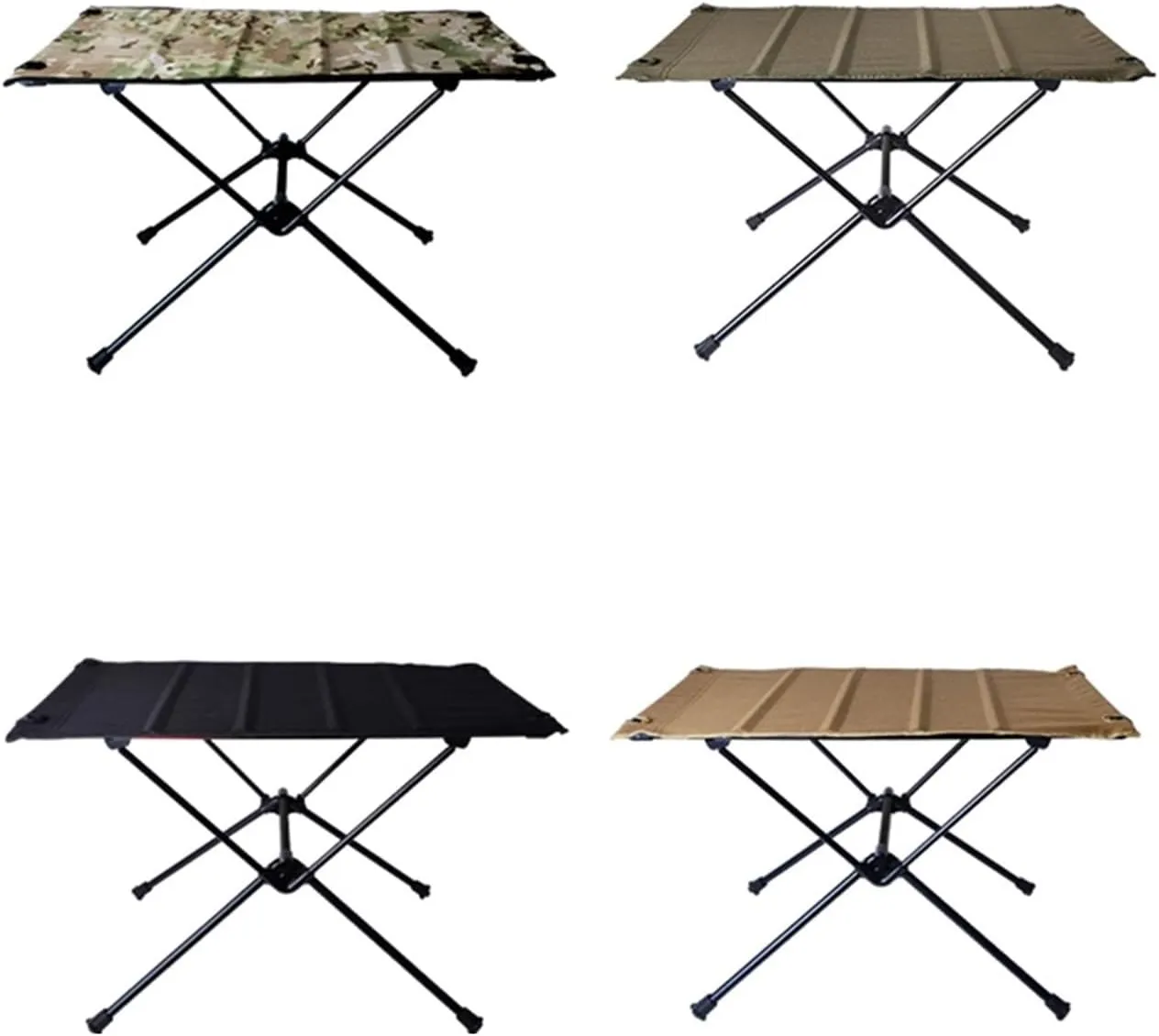 Folding Dining Table Aluminum Alloy Outdoor Furniture Dinner Desk for Family Party BBQ Picnic Portable Foldable Camping Table (Color : D)