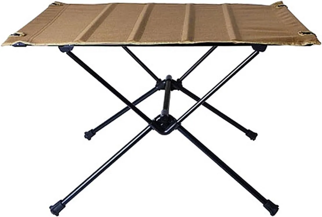Folding Dining Table Aluminum Alloy Outdoor Furniture Dinner Desk for Family Party BBQ Picnic Portable Foldable Camping Table (Color : D)