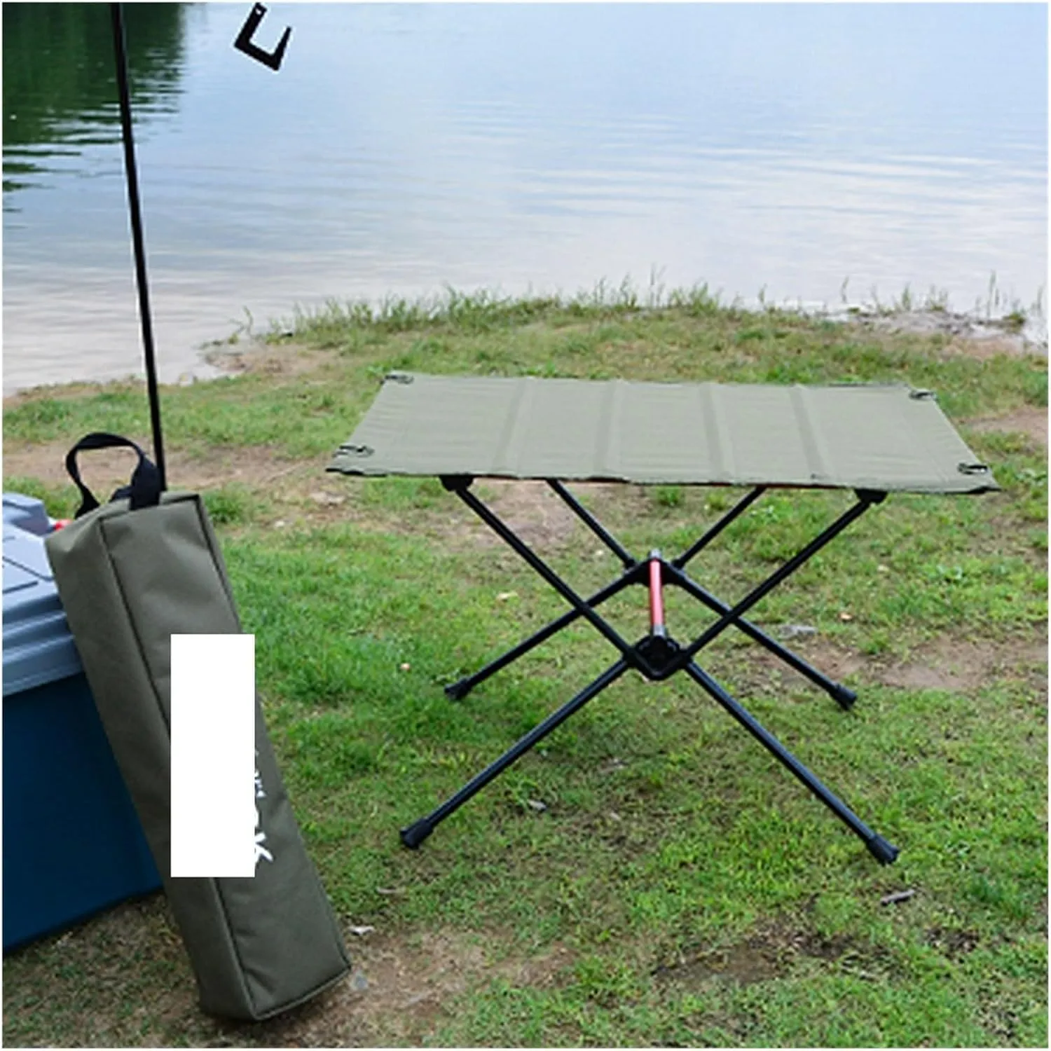 Folding Dining Table Aluminum Alloy Outdoor Furniture Dinner Desk for Family Party BBQ Picnic Portable Foldable Camping Table (Color : D)