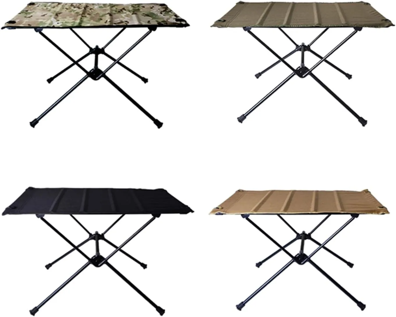 Folding Dining Table Aluminum Alloy Outdoor Furniture Dinner Desk for Family Party BBQ Picnic Portable Foldable Camping Table (Color : D)