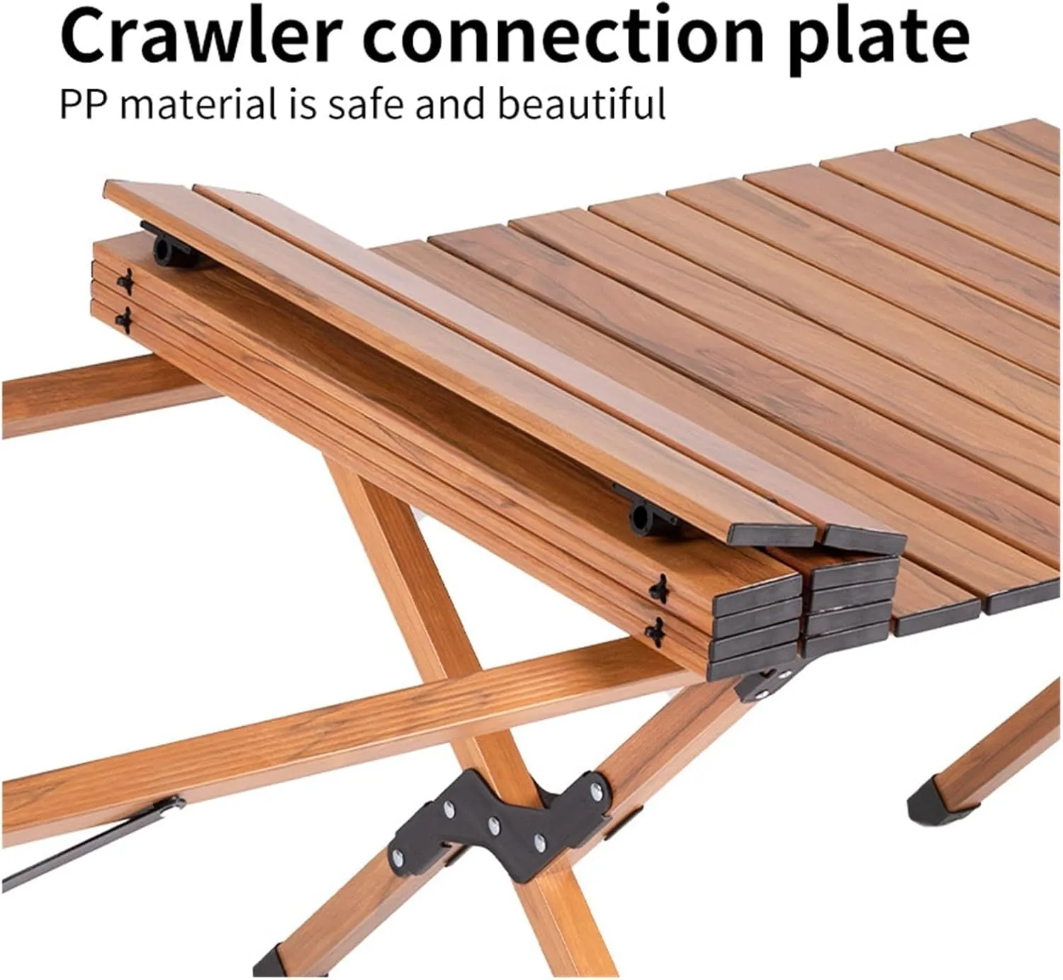 Folding Dining Table Aluminum Camping Picnic Egg Roll Camping Chair Outdoor Folding Table Portable (Color : Green-M)