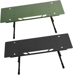 Folding Table with Adjustable Legs Camp Table Aluminum Alloy Portable Outdoor Table Camping Table for Barbecue Picnic Yard Foldable Camping Table Wilderness Camping Table Portable Camping
