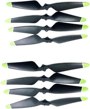 for JJRC X17 POILT Propellers for 8811 / 8811Pro / ICAT6 RC Drone Qaucopter Spare Parts Blades Set Accessories Drone Accessories (Color : Green 8PCS)