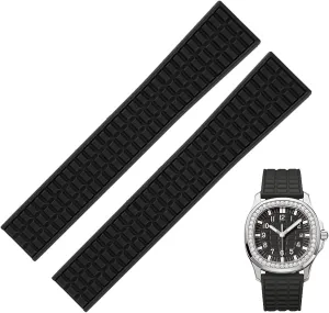 For Patek Philippe aquanaut 5067A-001 series Waterproof silicone watch strap women wristband bracelet 19mm