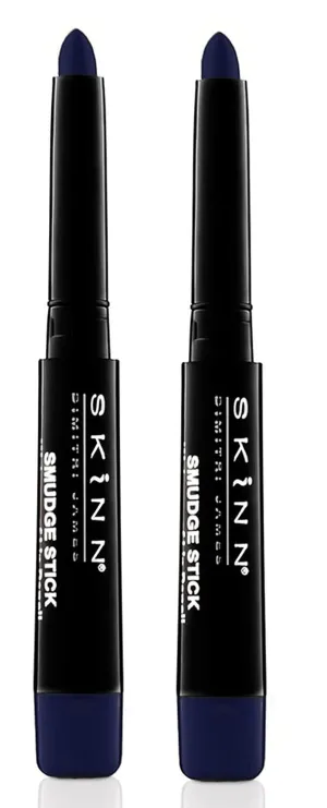 FRANDORA Skinn Cosmetics Smudge Stick for Eyes - Set of 2 Eye Pencils - Royal Indigo (2)