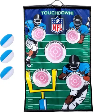 Franklin Sports MLB and NFL Target Toss Game - Kids Over The Door Mini Throwing Game - Perfect Indoor Toy for Kids - 36" x 24"