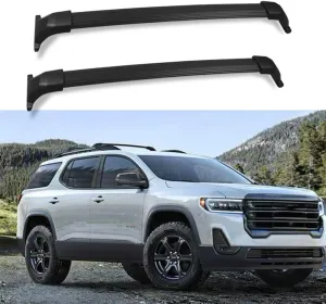 FTAPACCE 2PCS Aluminum Crossbar Cross Bars Fits for GMC Acadia 2018-2023 Luggage Carrier Roof Rail Rack Lockable