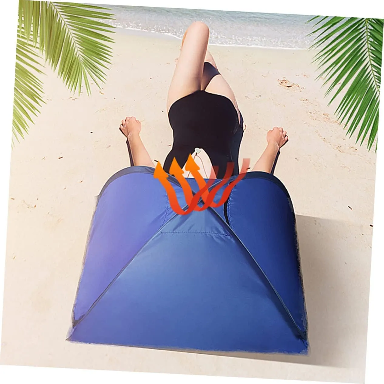 Fully Automatic Portable Beach Tent Sun Shelter Awning for Outdoor Camping Lightweight Uv Protection Canopy Gem