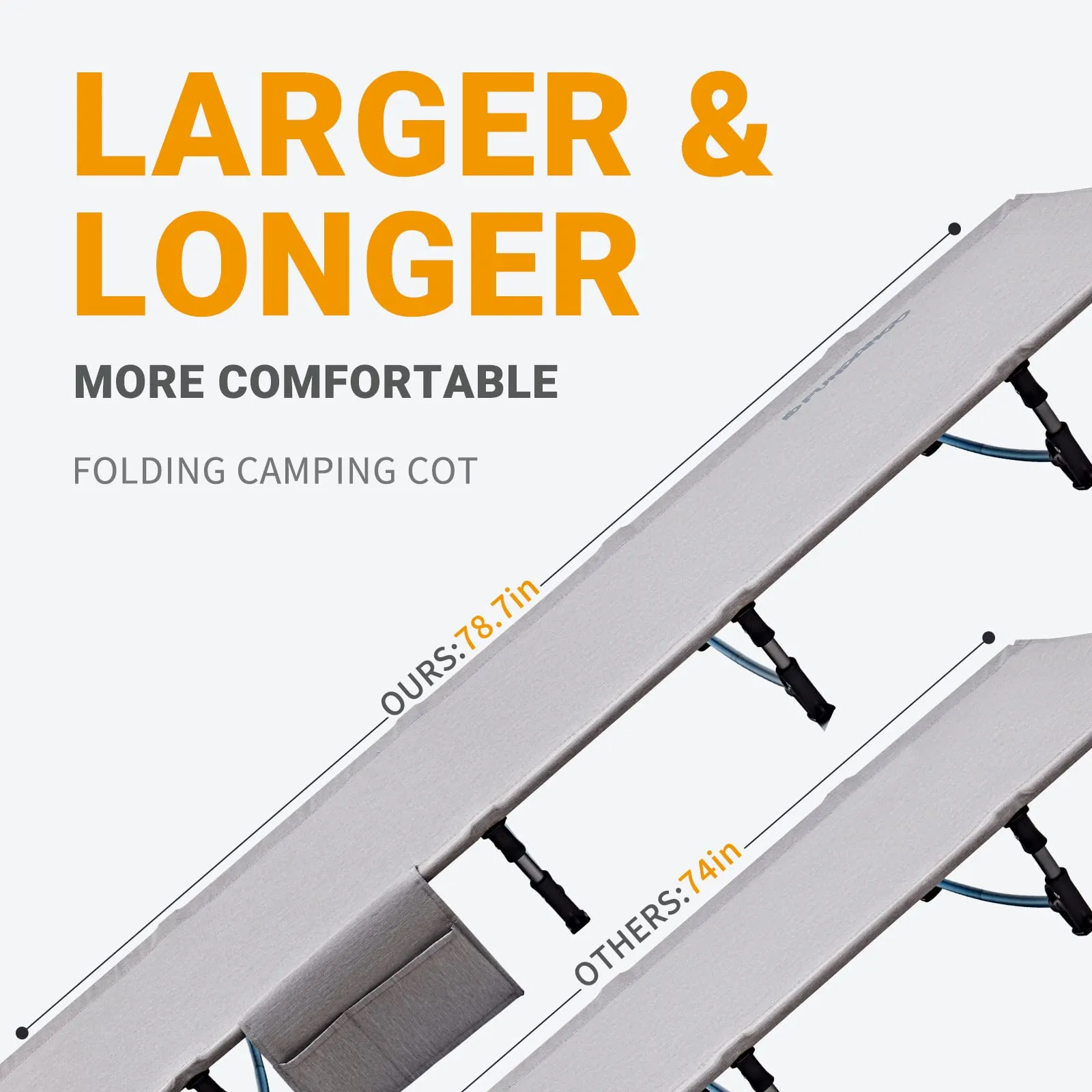 FUNDANGO Aluminum Folding Cot L