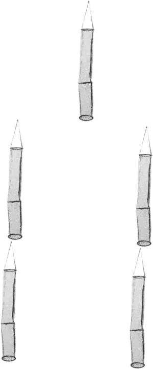 GALPADA 5pcs Foldable Fish Guard Net Strong Mesh Fishing Supplies Bait Bucket Fish Locating Netting for Small and Shrimp