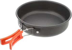 GANAZONO Practical Camping Frying Pan Titanium Outdoor Cookware Non-Stick Pot Compact Portable for Hiking