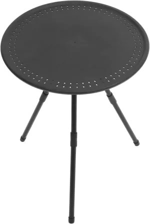 GANAZONO Round Folding Table for Camping Compact Portable Outdoor Table for BBQ Picnics