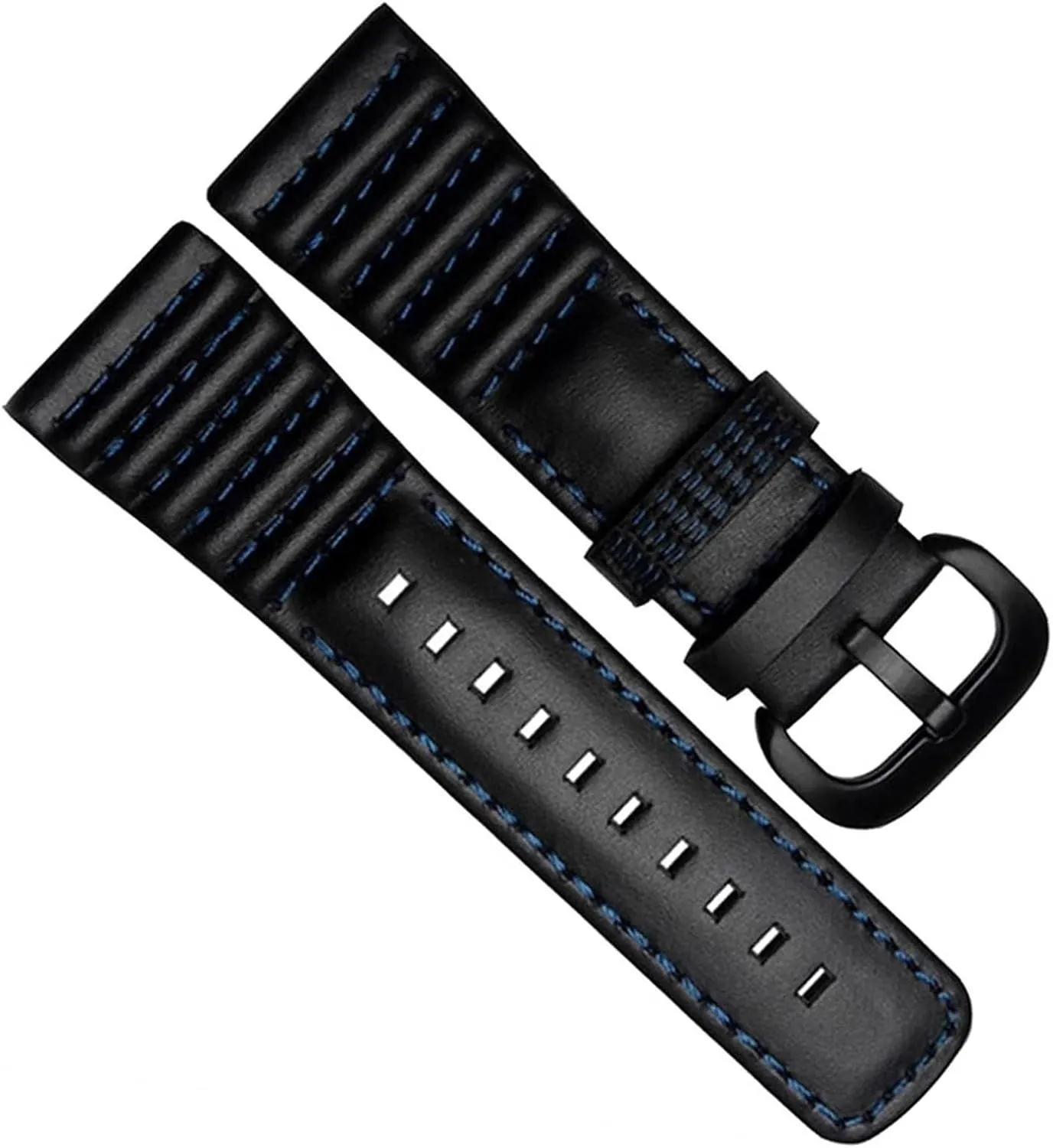 Genuine Leather with Stitches Wrist Watchband Loops watchband for Sevenfriday P3B/01 S2/01 Men Watch Strap