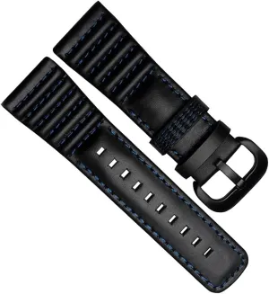 Genuine Leather with Stitches Wrist Watchband Loops watchband for Sevenfriday P3B/01 S2/01 Men Watch Strap