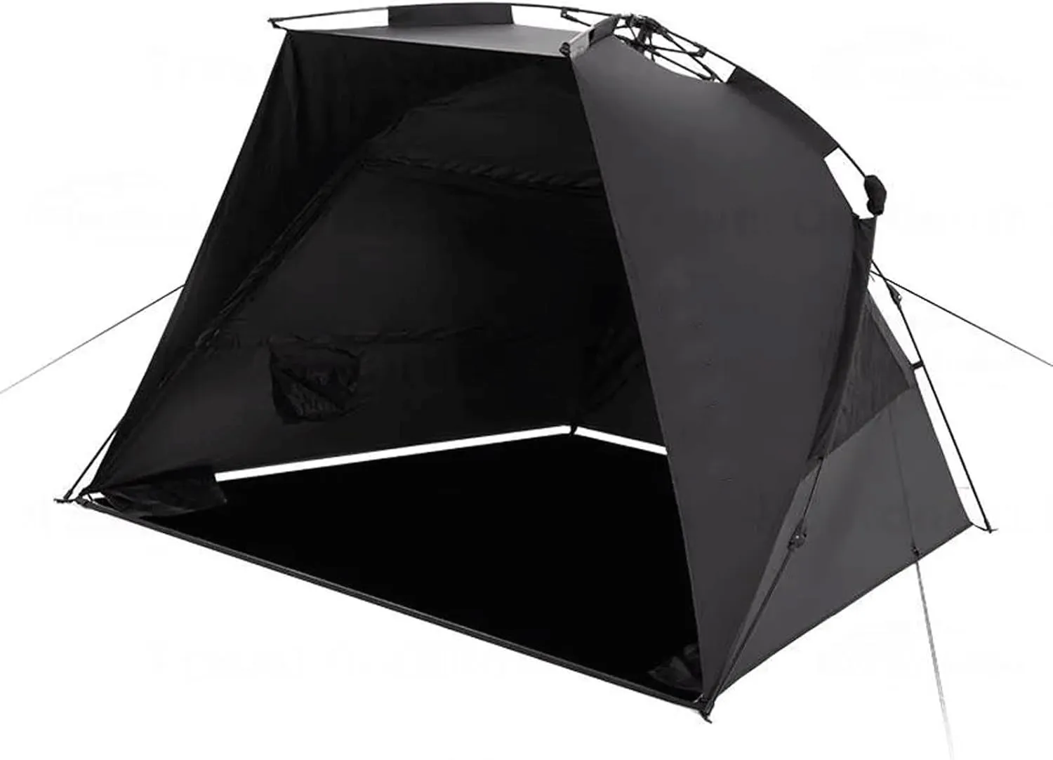 GERRIT Beach Tent Sunshade for 2-3 People, Instantly Set Up Waterproof Outdoor Family Tent, Portable Canopy Privacy Tent, Black