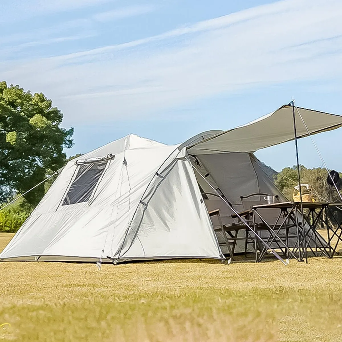 GIZNXBA Instant Tent Pop Up Camping Tent 2-3 Person Beach Tent Sun Shelter, Easy Set Up Windproof Camping Tent for Camping, Hiking, Fishing, Backpacking Traveling Outdoor