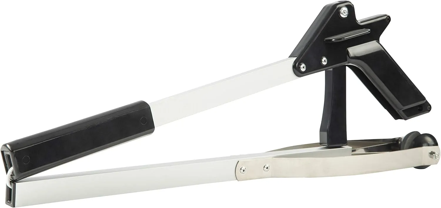 Grabber Tool 32" Suction Cup Grip Heavy Duty Aluminum -2 Pack- Lightweight Foldable Reacher Grabber Pickup Tool, Gripper Grabbers for Elderly Grab it Reaching Tool Trash Picker Grabber Black, By Luxet
