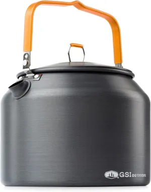 GSI Outdoors Halulite 1.8 qt. Tea Kettle Ultralight Aluminum with Superior Heating
