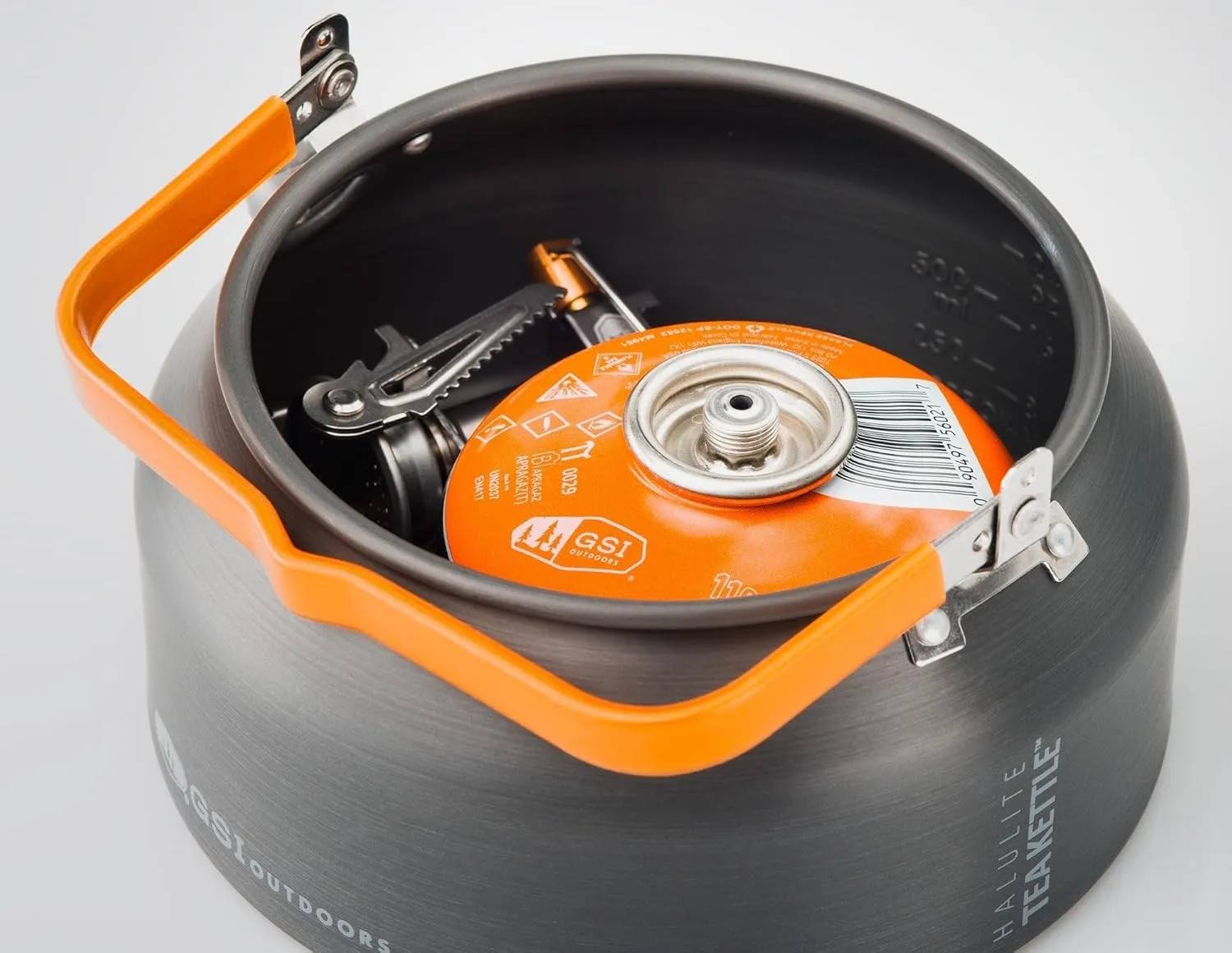 GSI Outdoors Halulite 1.8 qt. Tea Kettle Ultralight Aluminum with Superior Heating