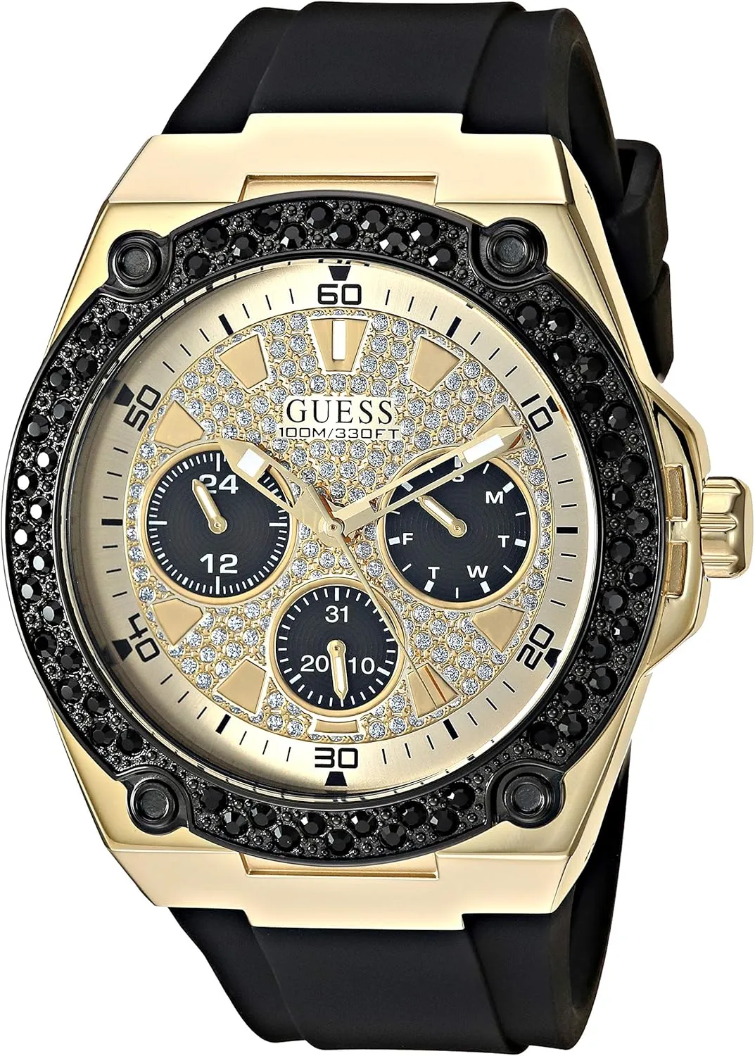 GUESS Men's Stainless Steel Quartz Watch