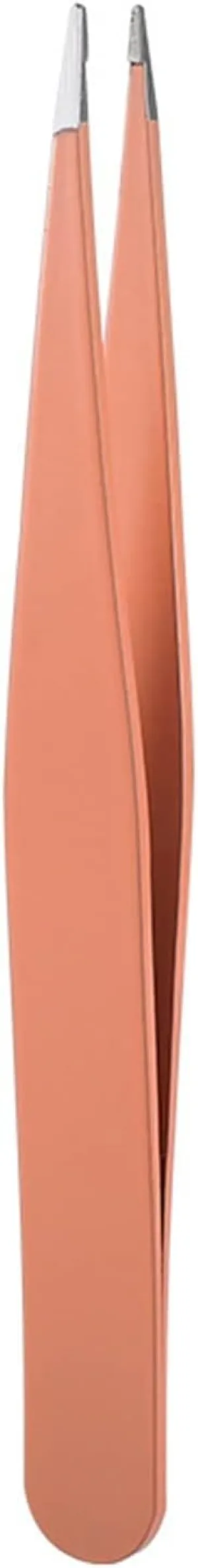 Hair Removal Tweezers 1Pc Hair Removal Tweezers Stainless Steel Eyebrow Tweezers Slanted Tip Point Harmless Accessories And Makeup Beauty Tools Tweezers(Onecolor) (Orange)