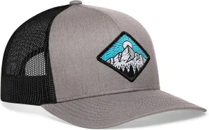 HAKA Camping Trucker Hat, Mountain Mesh Outdoor Hat for Men & Women, Adjustable Snapback Baseball Cap, Golf Hat