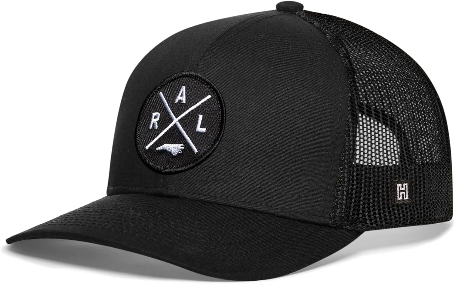HAKA State City Trucker Hat for Men & Women, Adjustable Baseball Hat, Mesh Snapback, Sturdy Outdoor Black Golf Hat