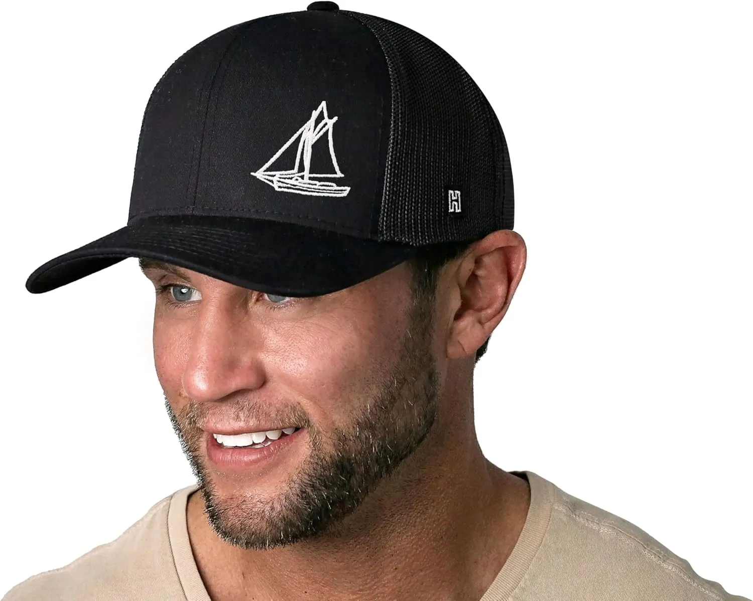 HAKA Wilderness Trucker Hat for Men & Women, Outdoor Adjustable Baseball Hat, Mesh Snapback, Comfort-fit Sweatband, Golf Hat