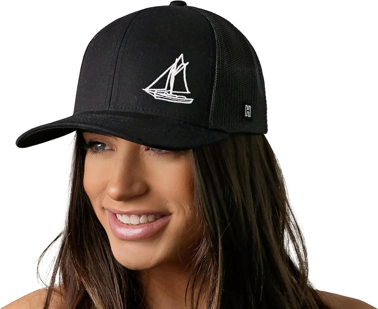 HAKA Wilderness Trucker Hat for Men & Women, Outdoor Adjustable Baseball Hat, Mesh Snapback, Comfort-fit Sweatband, Golf Hat