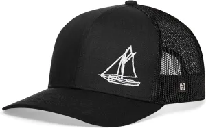 HAKA Wilderness Trucker Hat for Men & Women, Outdoor Adjustable Baseball Hat, Mesh Snapback, Comfort-fit Sweatband, Golf Hat