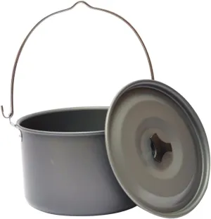HANABASS 2pcs Hanging Pot Aluminum Alloy Travel Light Pan