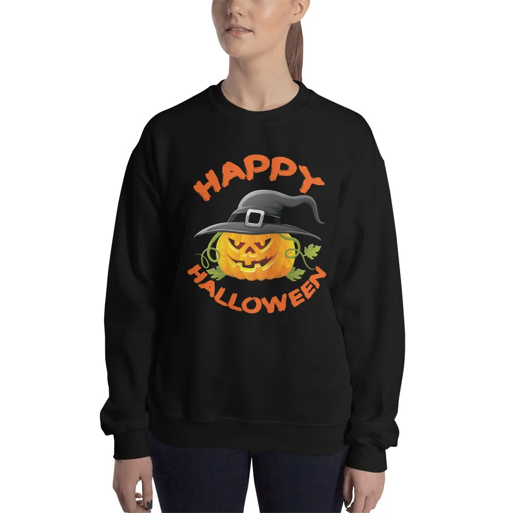 Happy Halloween Jack-O-Lantern Sweatshirt