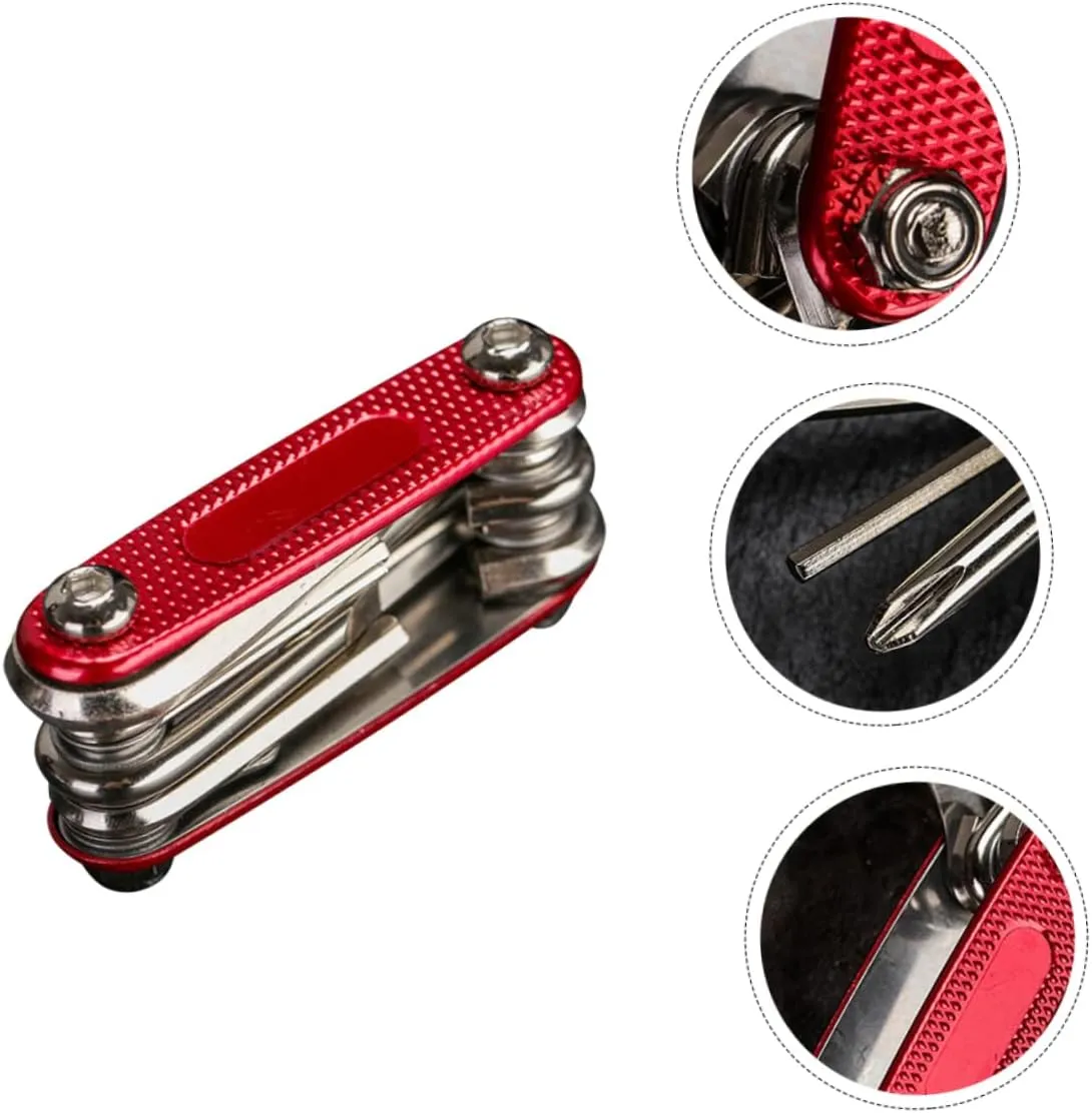 Happyyami 2 Pcs Bike Repair Mutitool Bike Accessory Multipurpose Tool Multi Socket Wrench Screwdriver Electrical