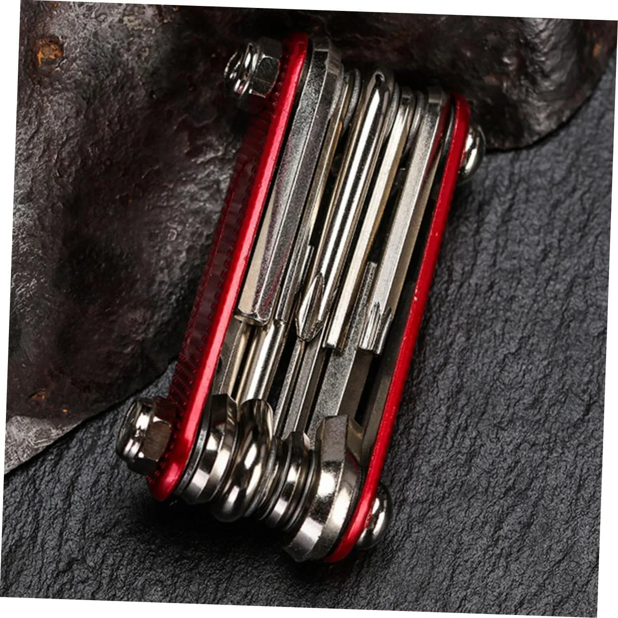 Happyyami 2 Pcs Bike Repair Mutitool Bike Accessory Multipurpose Tool Multi Socket Wrench Screwdriver Electrical