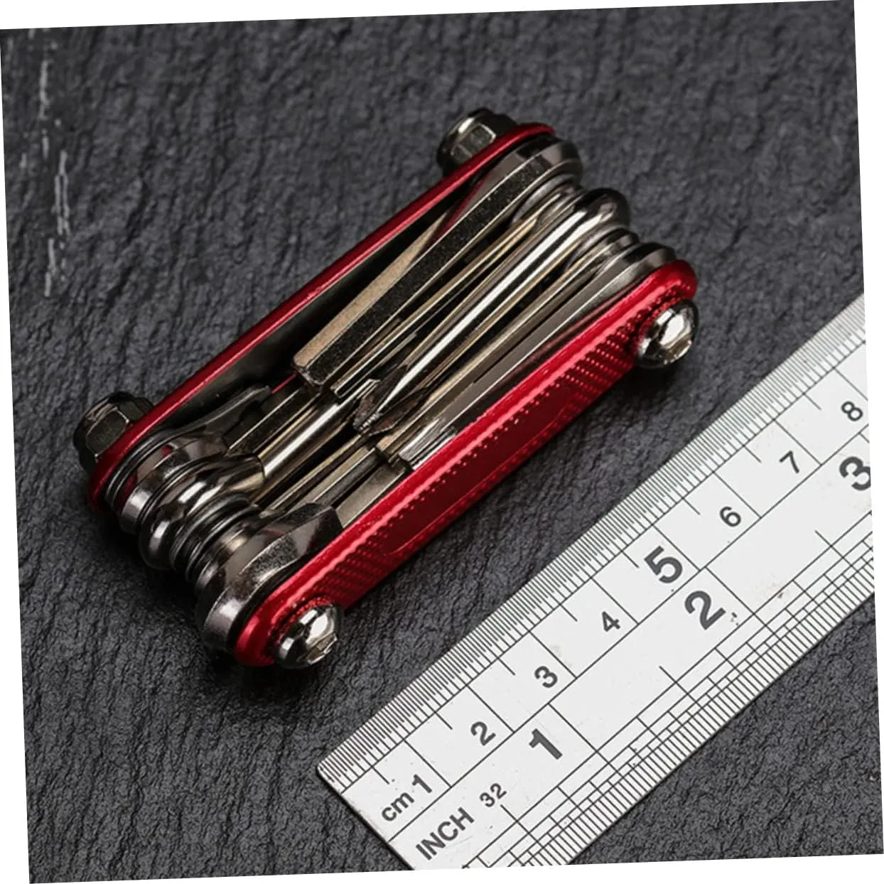 Happyyami 2 Pcs Bike Repair Mutitool Bike Accessory Multipurpose Tool Multi Socket Wrench Screwdriver Electrical