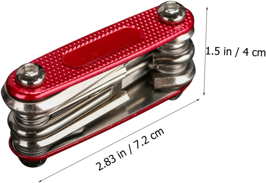 Happyyami 2 Pcs Bike Repair Mutitool Bike Accessory Multipurpose Tool Multi Socket Wrench Screwdriver Electrical