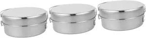 Happyyami Outdoor Camping Pot Griddle Pan Cutlery Frying Camping Pots Things Kitchen Camping Saucepan Non