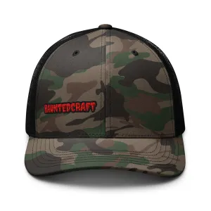 HAUNTEDCRAFT  Camouflage trucker hat