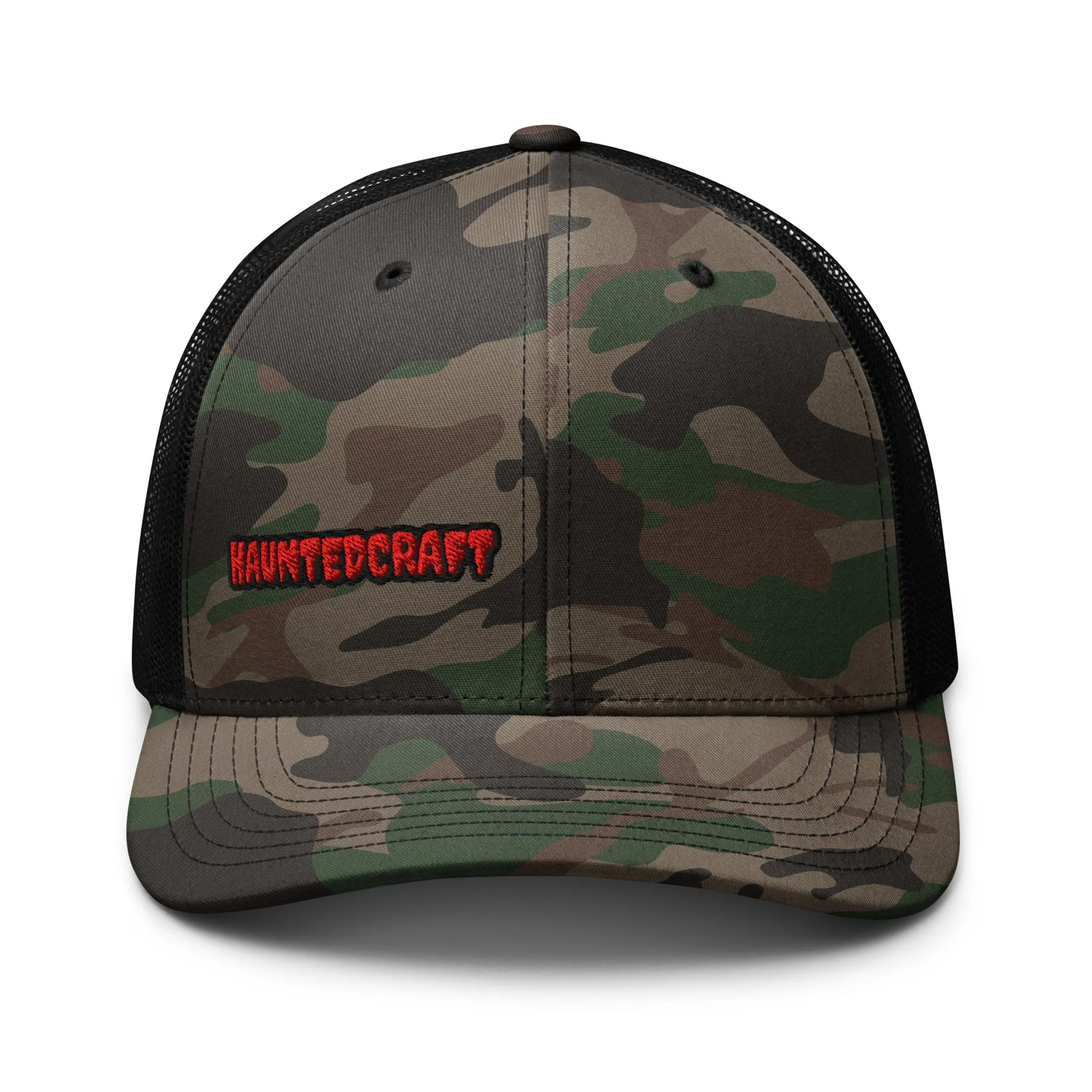 HAUNTEDCRAFT  Camouflage trucker hat