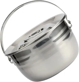 Healifty 1pc High Capacity Soup Pot Nonstick Stew Pot for Home Cooking Outdoor Camping Easy to Clean Even Heating Cookware