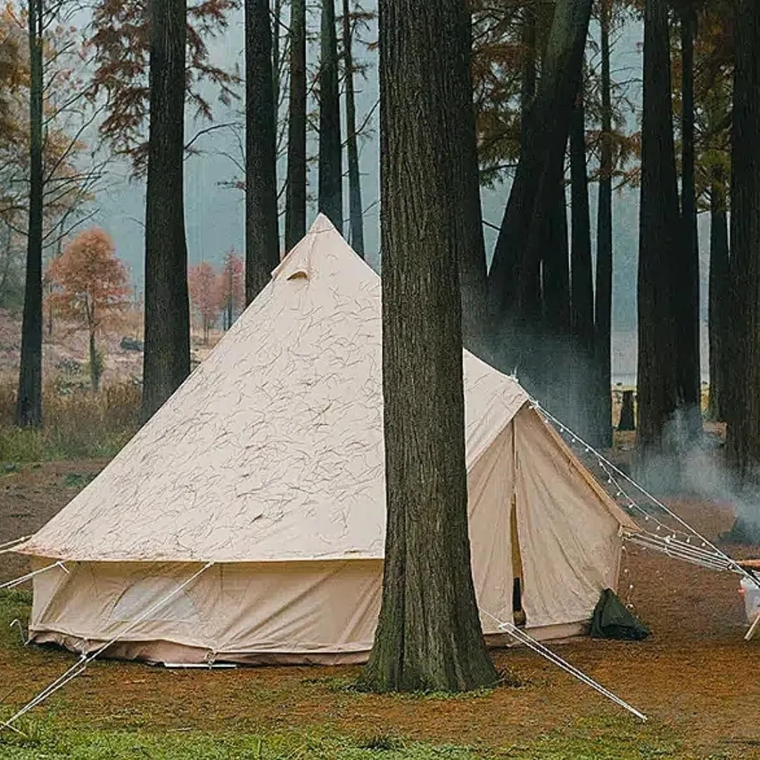 Heavy-Duty 300D Oxford Tent – 5m Weatherproof Camping Shelter, Anti-Tear Fabric, Rainfly & Reinforced Stitching, Wind-Resistant for Harsh Conditions
