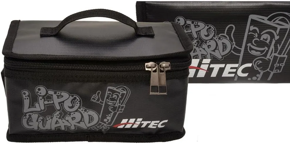 Hi-Tec Battery Storage Lipo Bag Lipo Guard LiPo Bag Lipo Safety Bag Explosion-proof Bag Lipo Battery Fireproof Bag Case Waterproof Explosion-proof Fireproof Flameproof Easy to Carry HMJ500