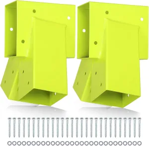 Highpro Swing Set Brackets-A-Frame 2 Swing Set Brackets with All Mounting Hardware