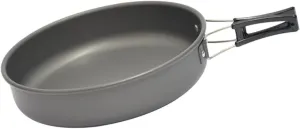 Hiking Portable Cooking Pot 2-3 Person Outdoor Frying Pan Cooking Utensils Non-Stick Cookware for Camping and Picnic