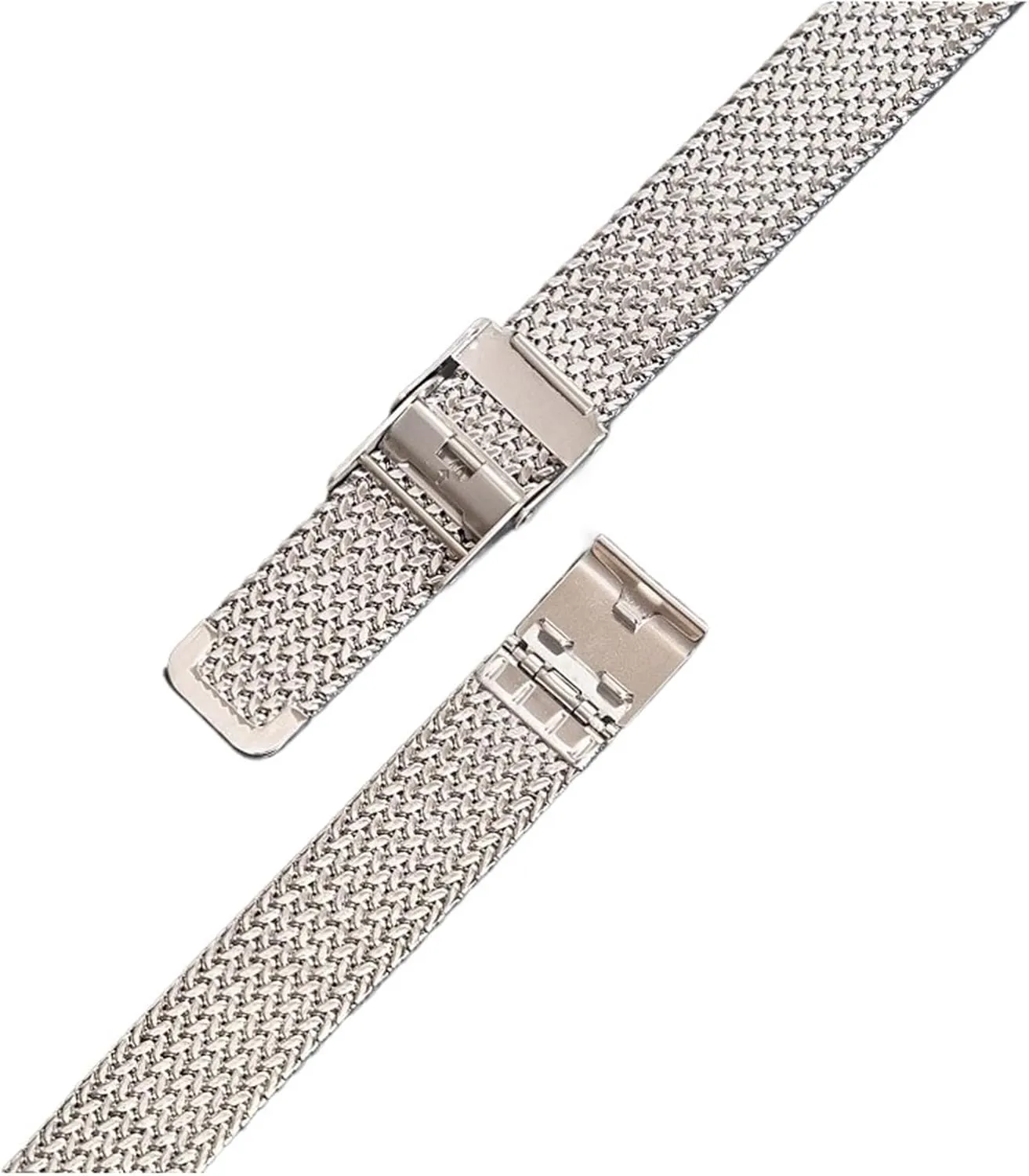 HMFang 14mm 18mm 20mm 22mm Quick Release Stainless Steel Braided Watch Strap Metal Milanese Watch Band For Watch Bracelet
