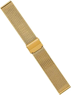 HMFang 14mm 18mm 20mm 22mm Quick Release Stainless Steel Braided Watch Strap Metal Milanese Watch Band For Watch Bracelet