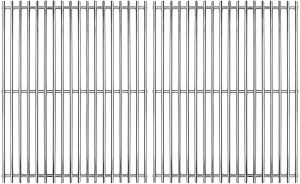 Hongso 17 inch Solid SUS 304 Stainless Steel Grates Replacement for Home Depot Nexgrill 720-0830H, Kenmore and Uniflame Gas Grills, Set of 2 (SCA192)